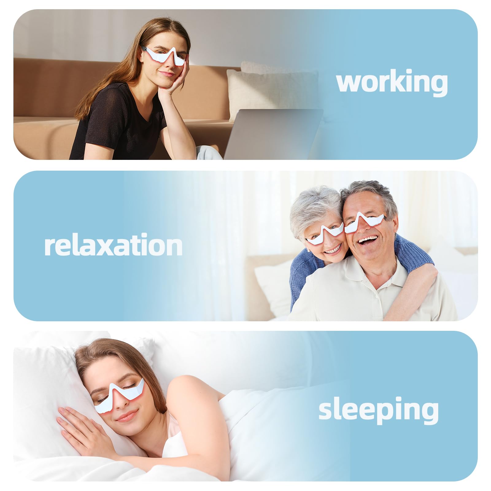 AYYHG Renewa Eyelift hypoallergenic silicone skin-safe contact with sensitive users.