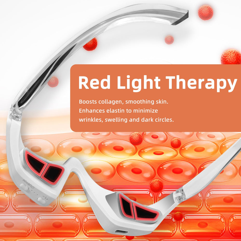 AYYHG Renewa Eyelift red light and microcurrent therapy session at home.