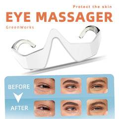 AYYHG Renewa Eyelift under-eye wrinkles demo with red light and microcurrent effects.