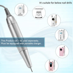 AZ GOGO updated handpiece closeup highlights 2-jack compatibility with MelodySusie and AIRSEE.