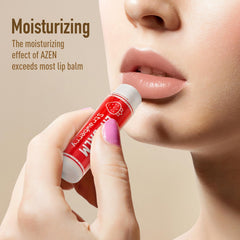 AZEN lip balm 60-pack outer box highlights paraben-free formula for clean lip care.