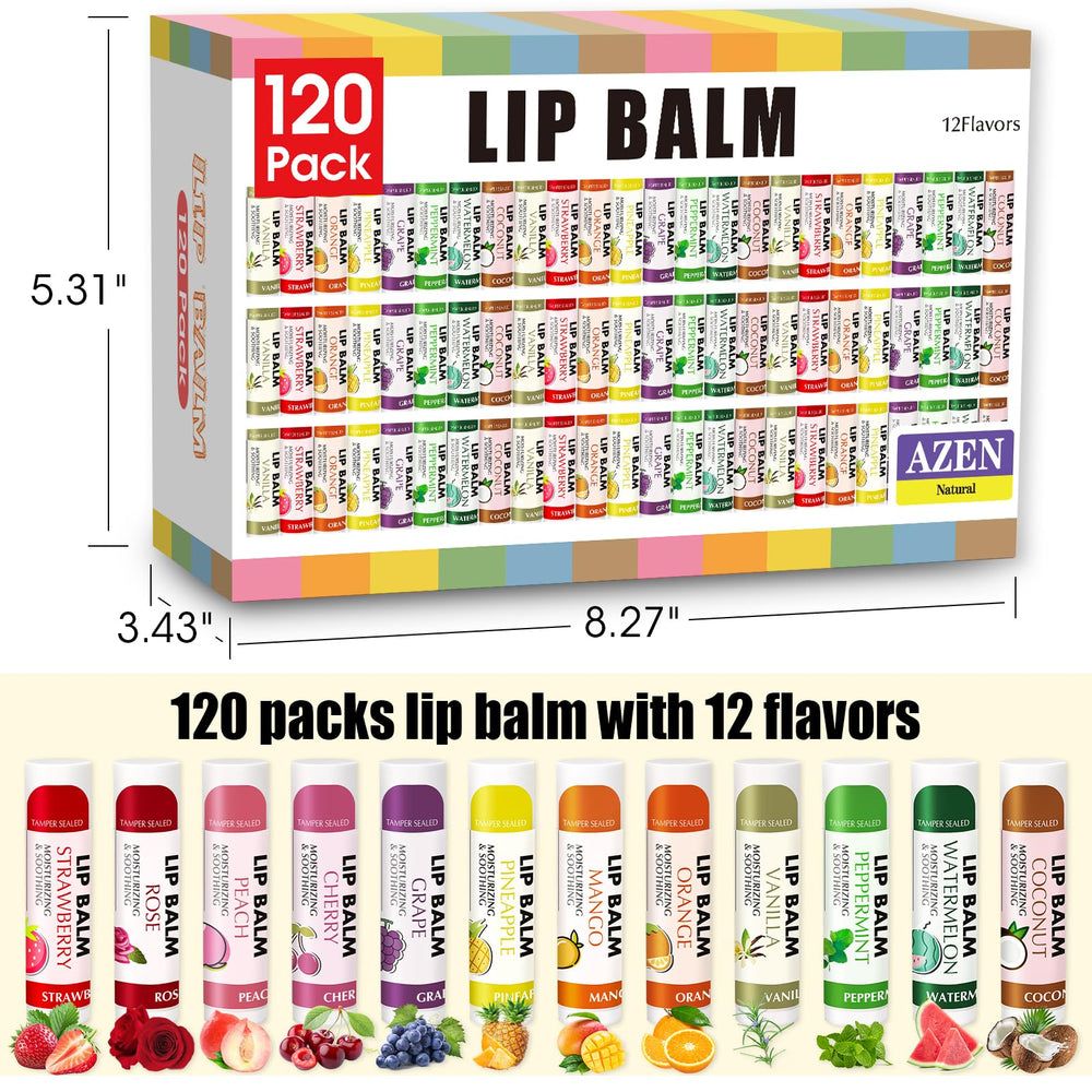 AZEN rose flavor lip balm tube for gentle hydration