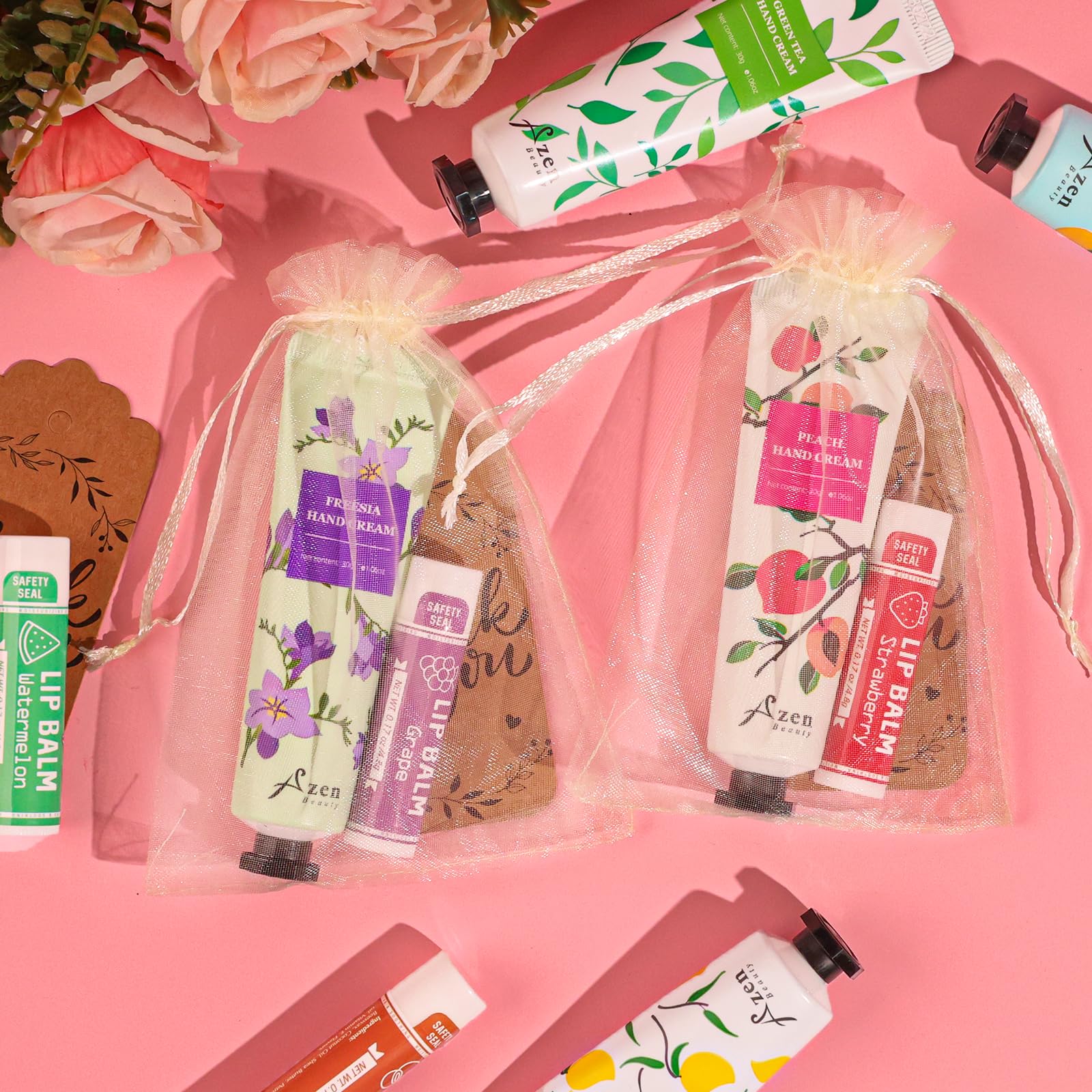 AZEN lip balm flavors for refreshing lip care with guests
