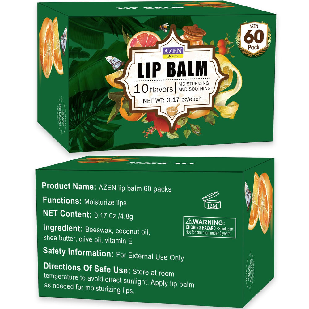AZEN lip balm rose flavor delivers subtle fragrance and moisture.
