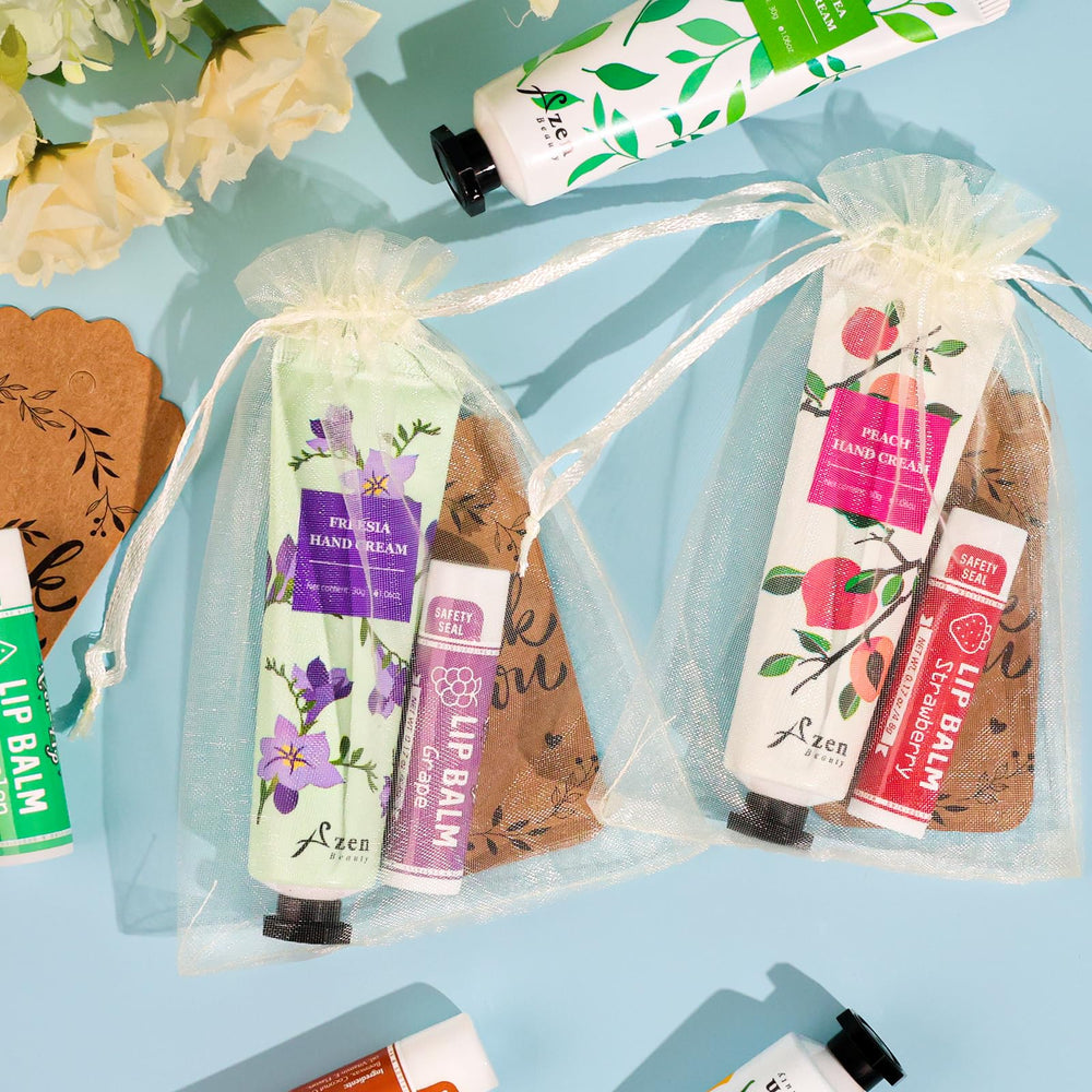 AZEN ready-to-ship gift set displayed for event planning