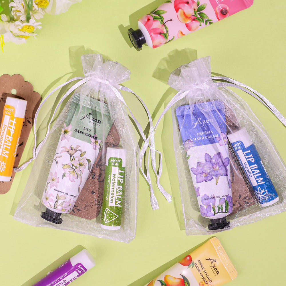 AZEN thank-you labels pair with customizable notes for guest messages.