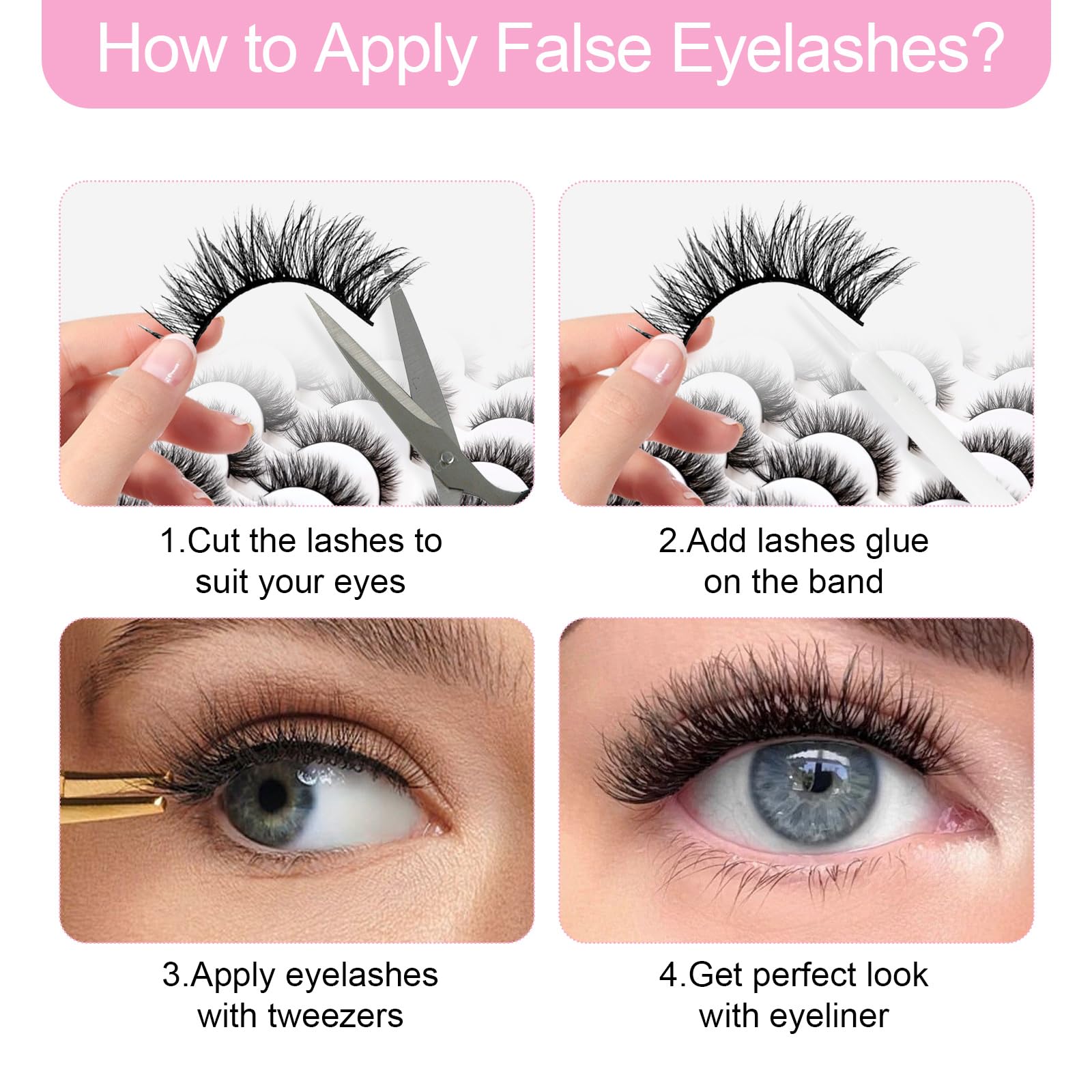 Azenlo beginner-friendly lashes simplify application for lash newbies.