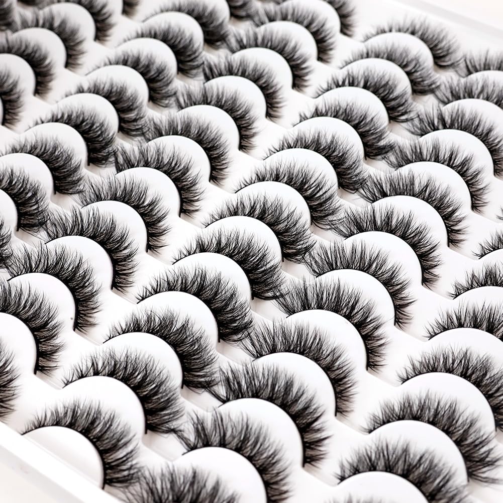 Azenlo 48-pair bulk lashes ideal for salons or personal stock.