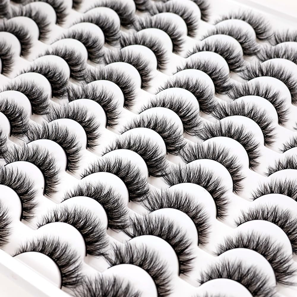 Azenlo 48-pair bulk lashes ideal for salons or personal stock.
