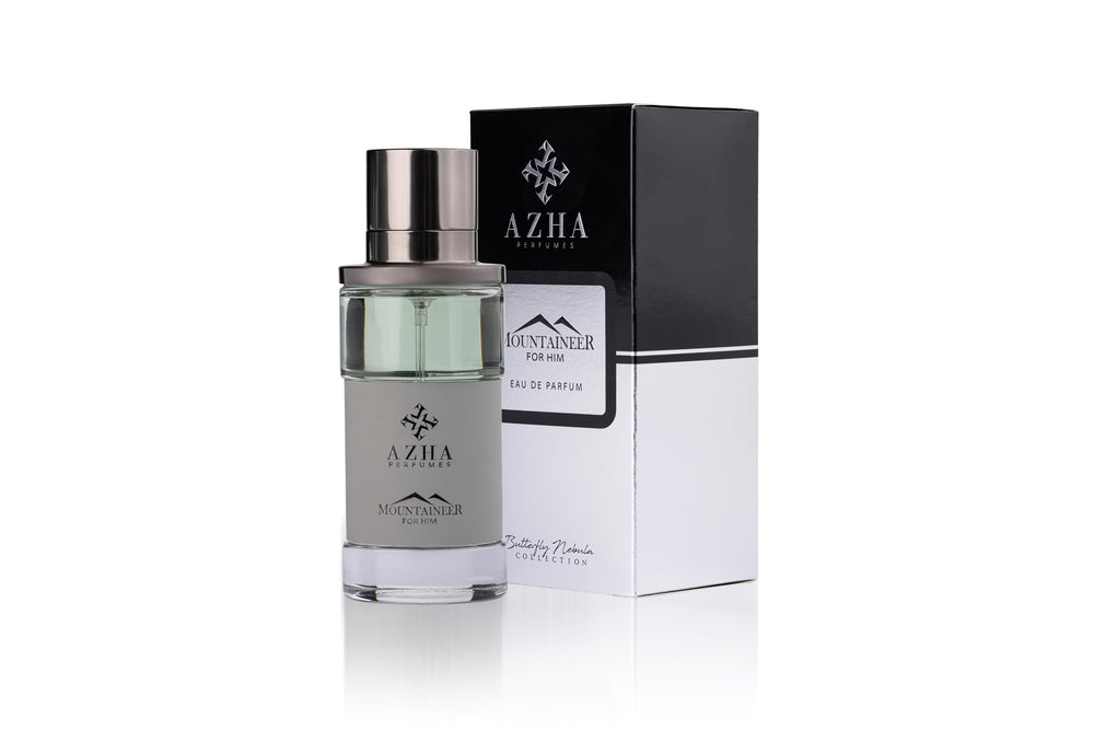Azha Mountaineer middle-notes visual highlights jasmine and woody hints for refined evenings.