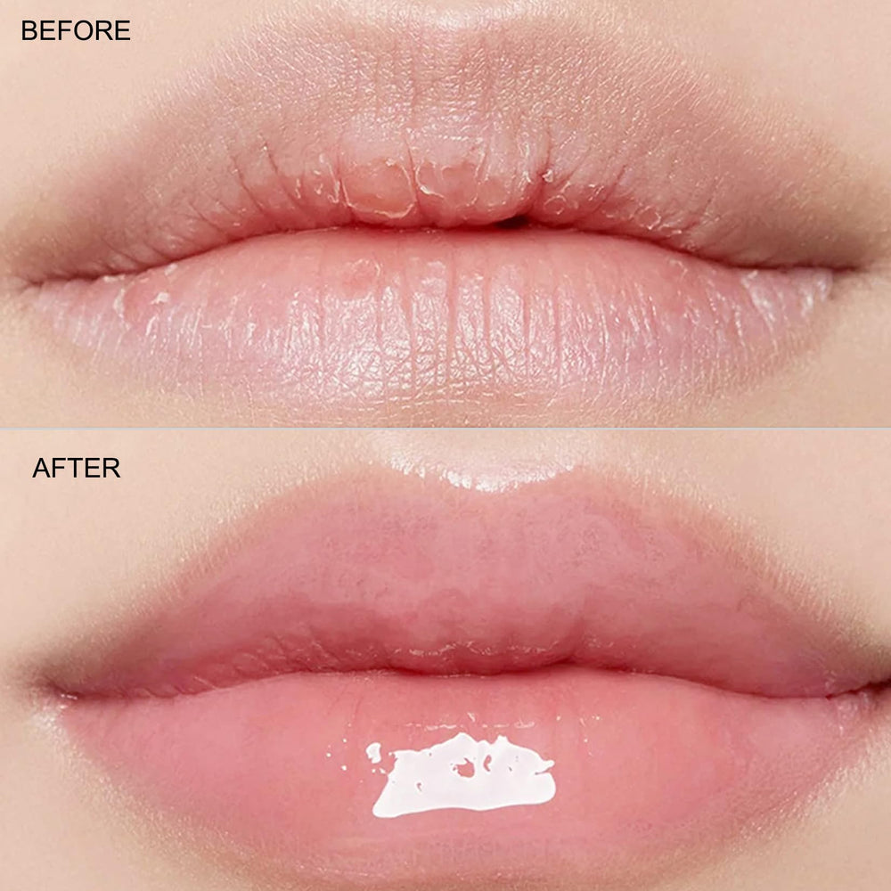 AZHAIBUQI Lakerain natural ingredients closeup highlighting nourishing formula for lips