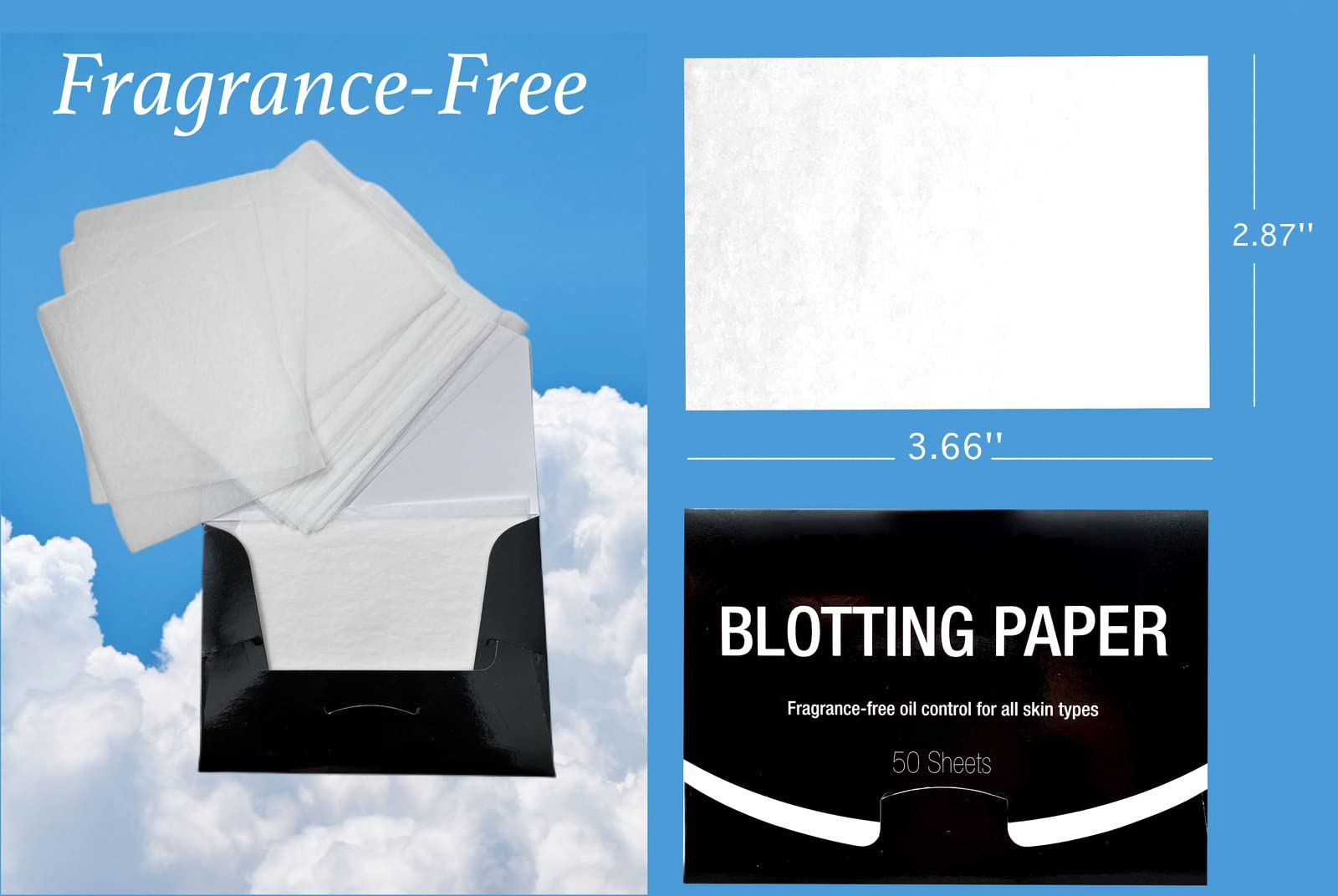 Azi blotting paper applied to the T-zone for quick shine reduction during a Zoom call.