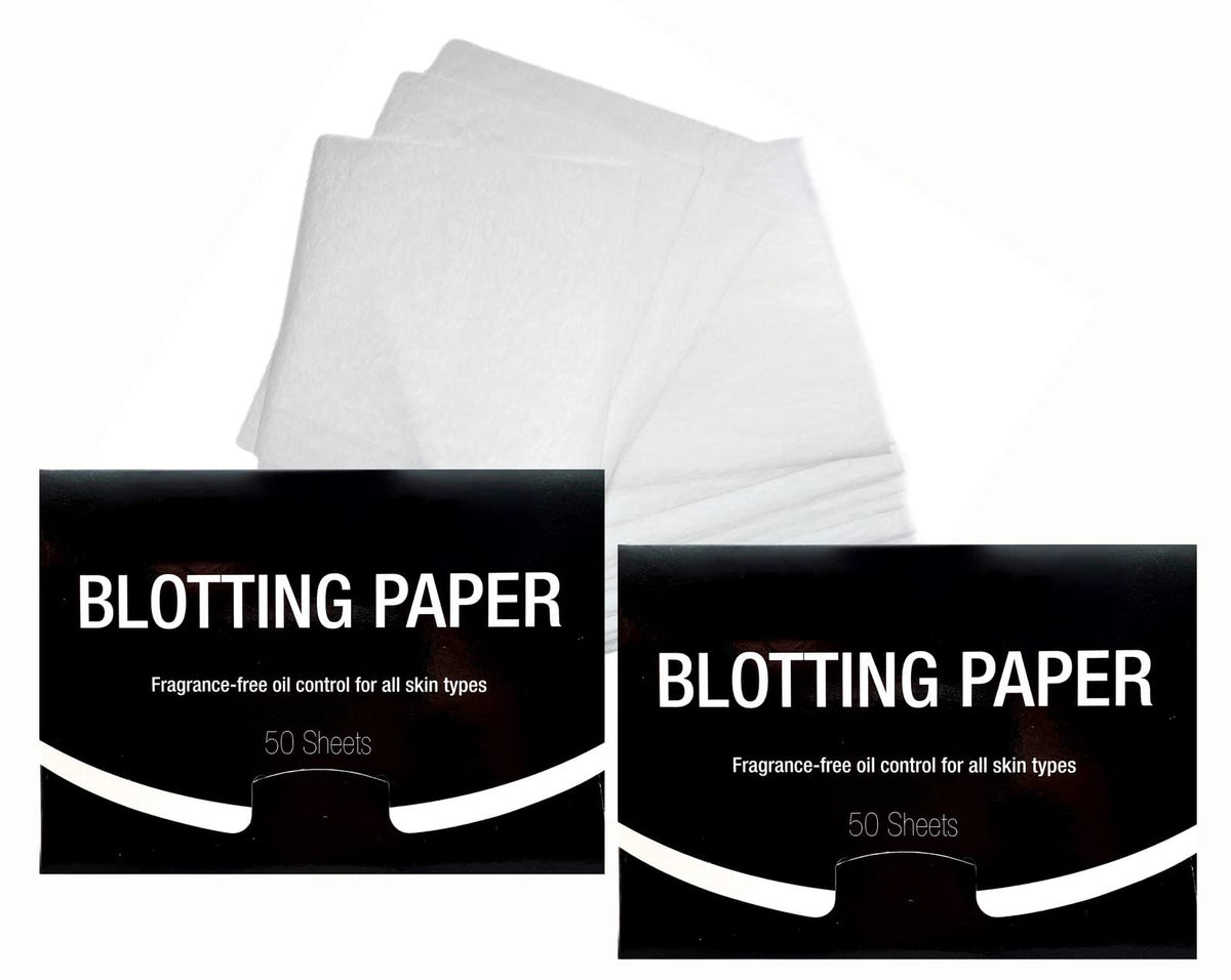 Azi fragrance-free blotting paper pack front showing portable oil-control for shine-free skin.