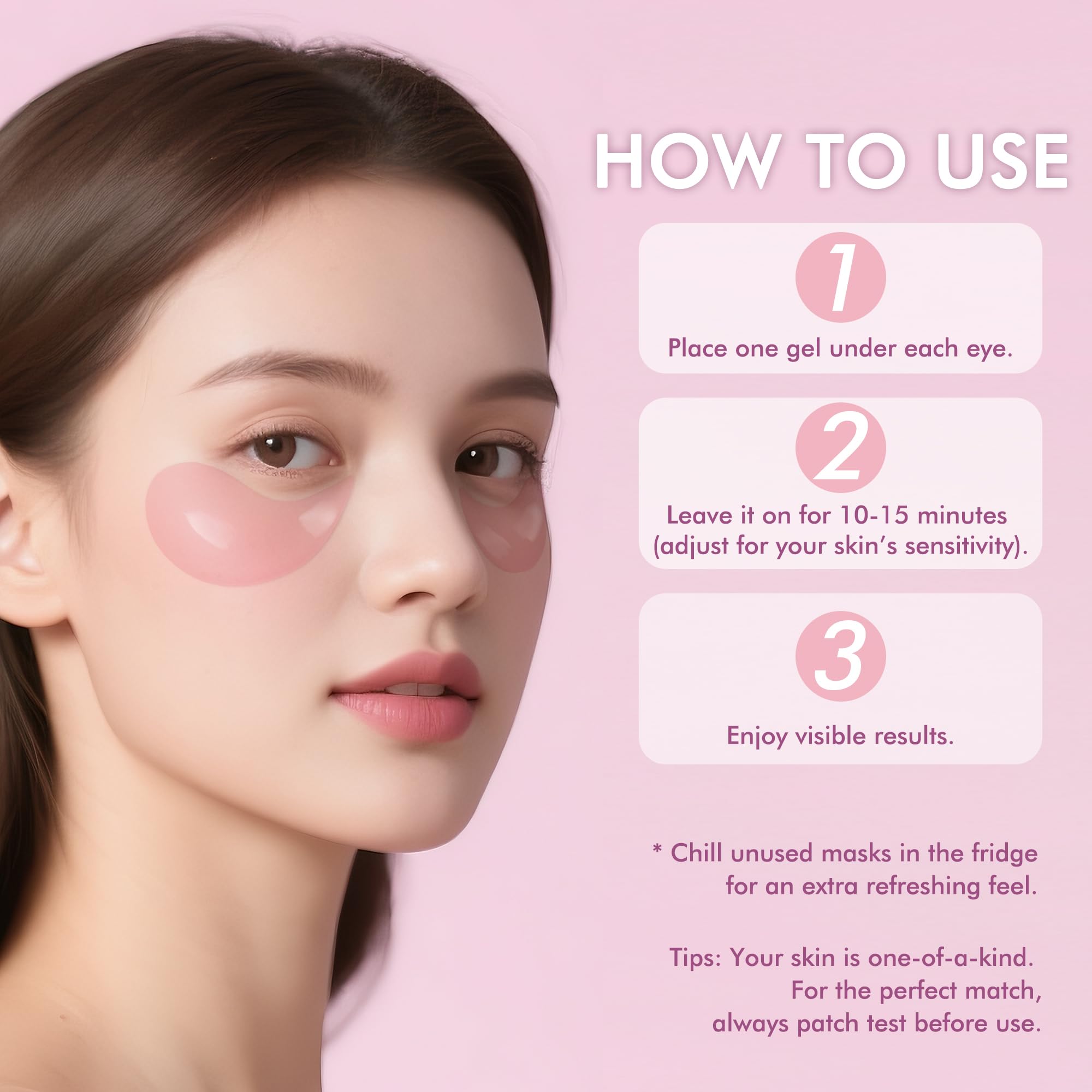 AzLucaky cleansing prep eye patches apply after cleansing for optimal absorption