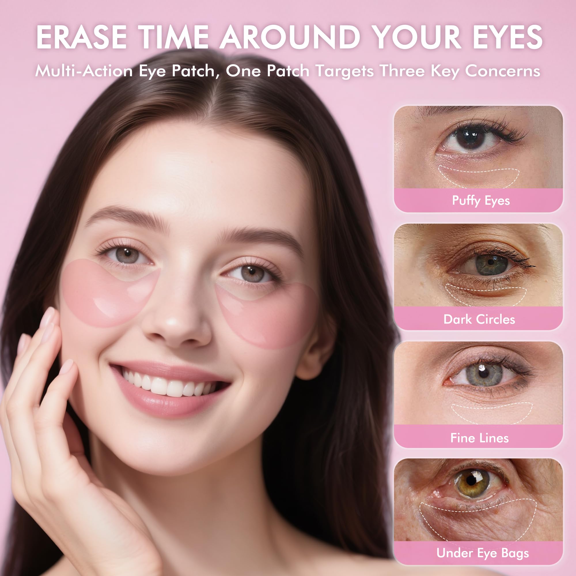 AzLucaky packs of 40 eye patches gift set convenient skincare on the go