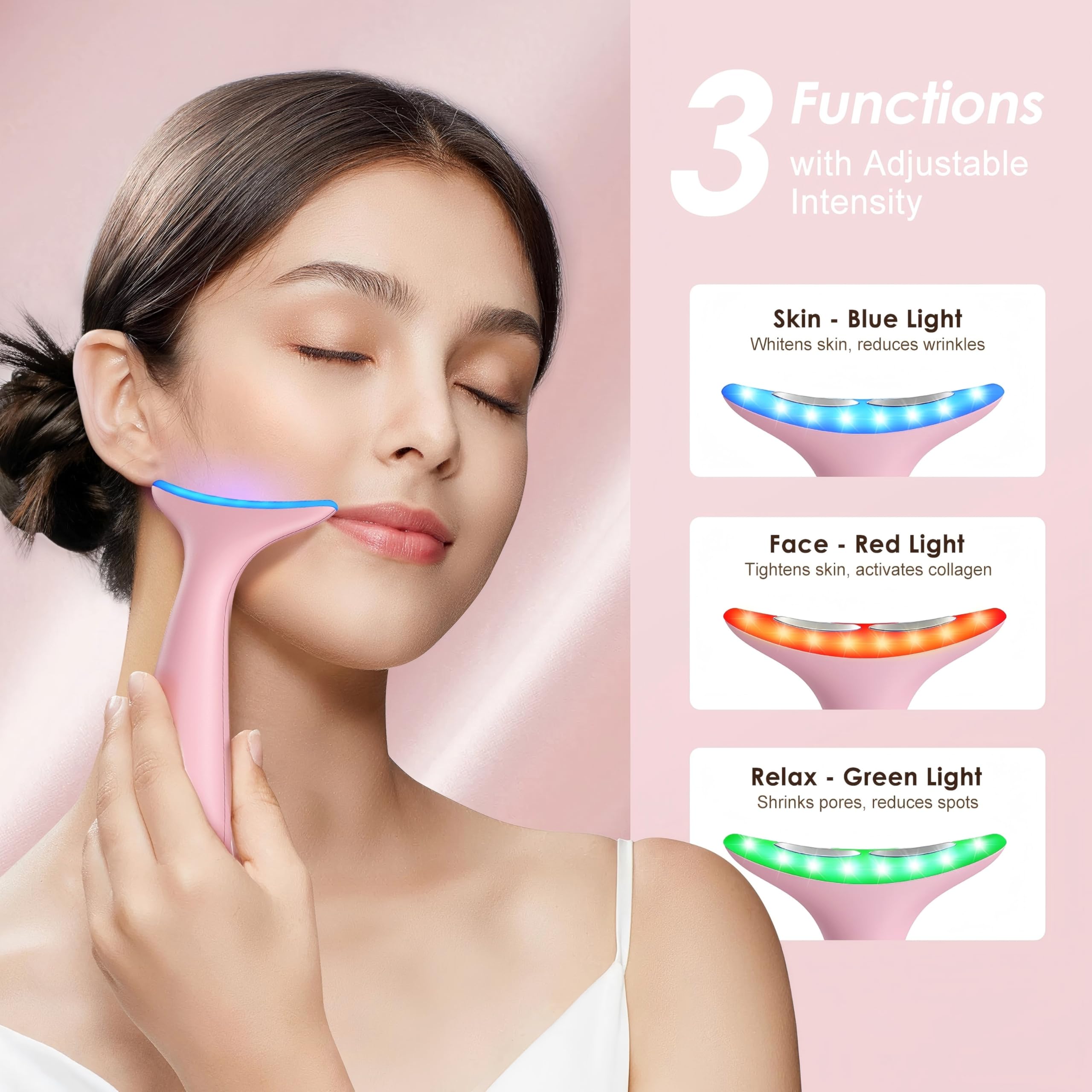 AZMAVO arc massage head gliding along contours for sculpting