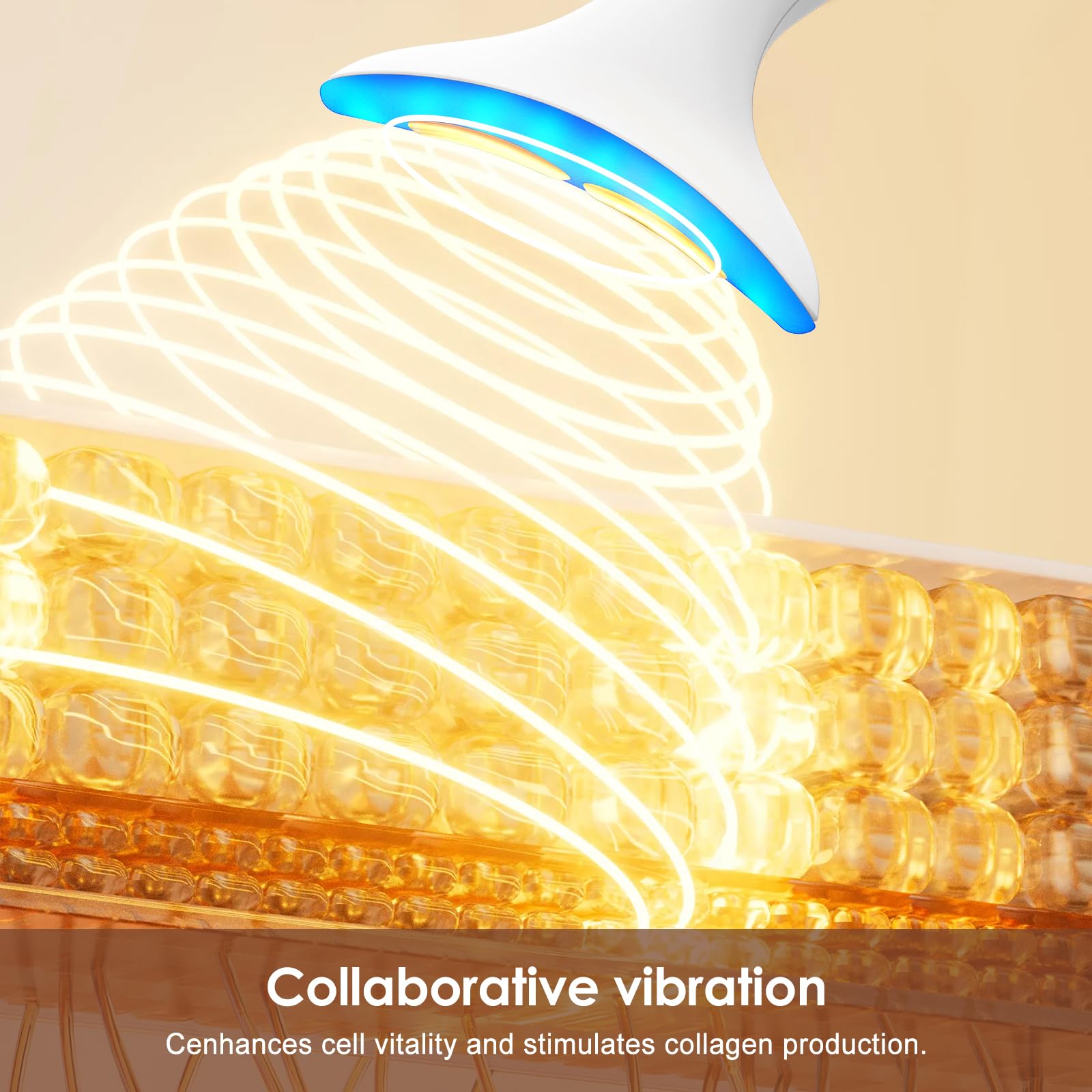 AZMAVO contact area on face and neck for lifting and contouring