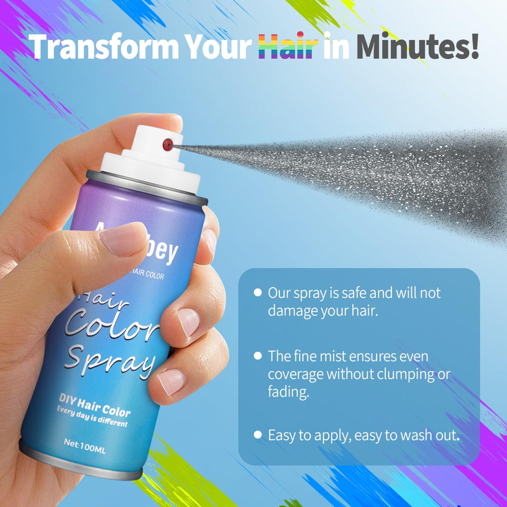 Azonbey party-ready cosplay style with bold color spray