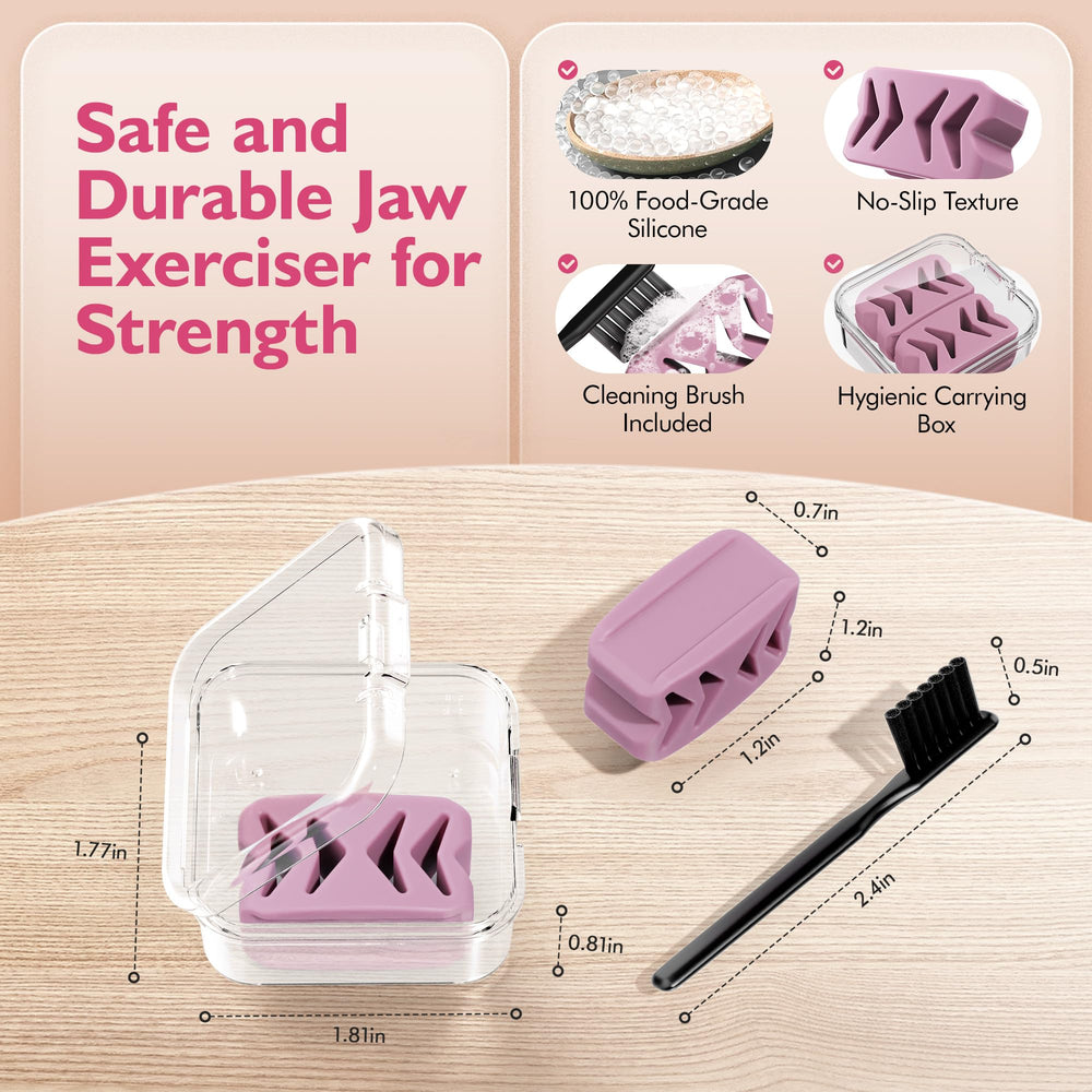 Azrra jaw exerciser being sterilized in boiling water for easy sanitation.