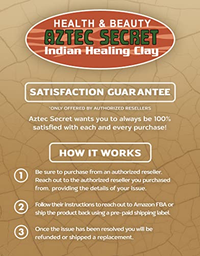Aztec Secret clay mask used on hair/body for spa-like detox and skin smoothing.