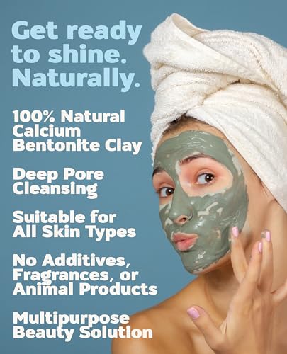 Aztec Secret deep pore cleansing facial close-up demonstrates clay’s purifying action.