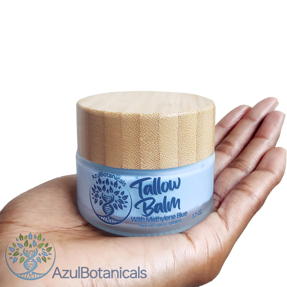 AzulBotanicals organic-beef-tallow source closeup demonstrates clean, nourishing skincare foundation