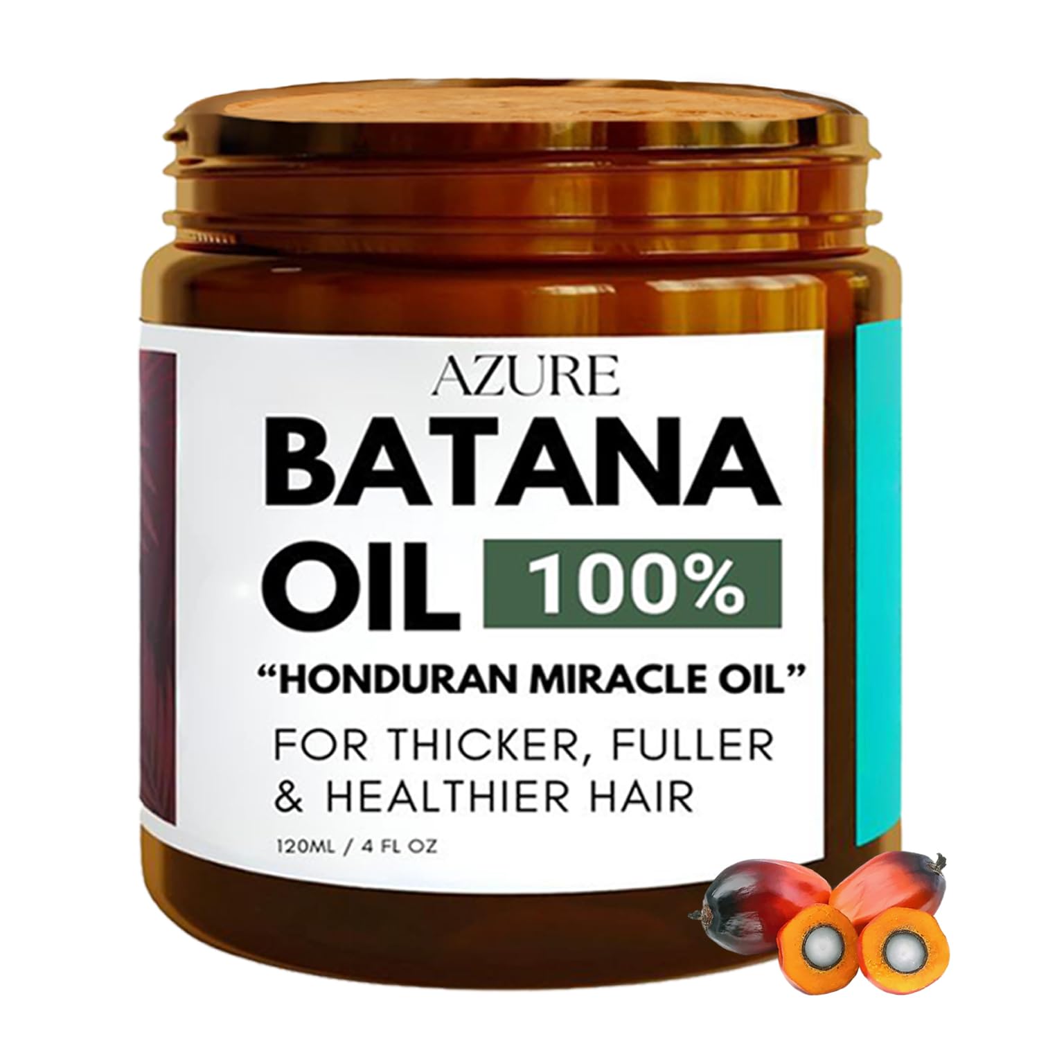 AZURE Batana Oil Paste bottle closeup showing pure Honduras-sourced nourishment for hair