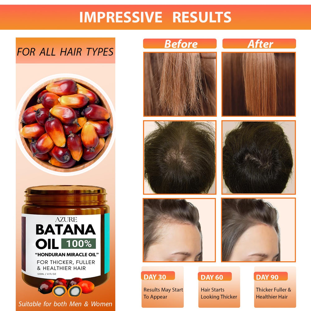 AZURE Batana Oil Paste jar display emphasizing clean formula for daily hydration