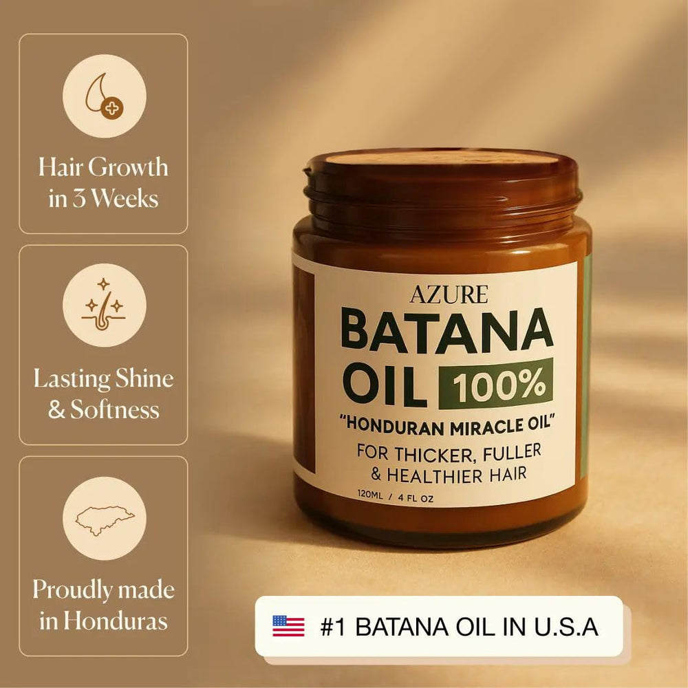 AZURE Batana Oil Paste travel pack for on-the-go moisture and shine