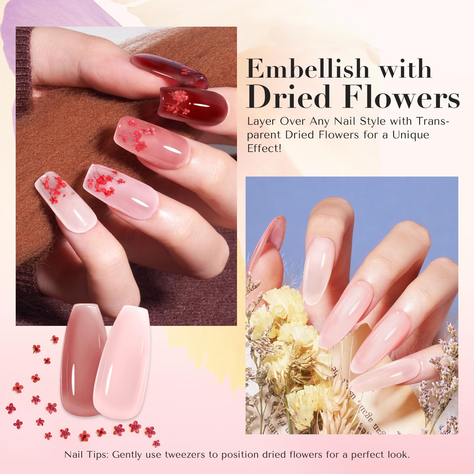 AZUREBEAUTY base/top/activator liquids set for quick DIY manicures