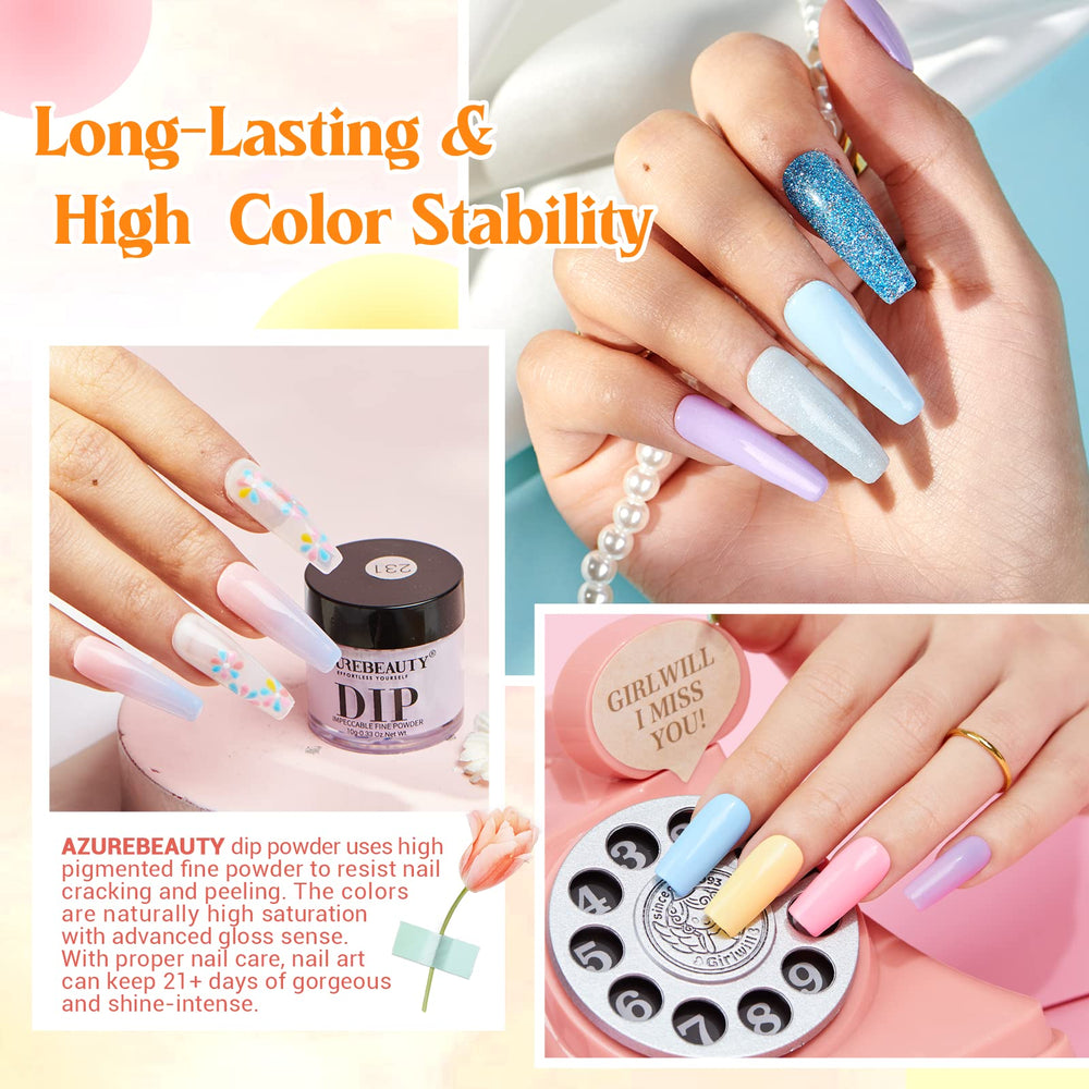 AzureBeauty Base Top Coat Activator set ensures smooth application and lasting shine
