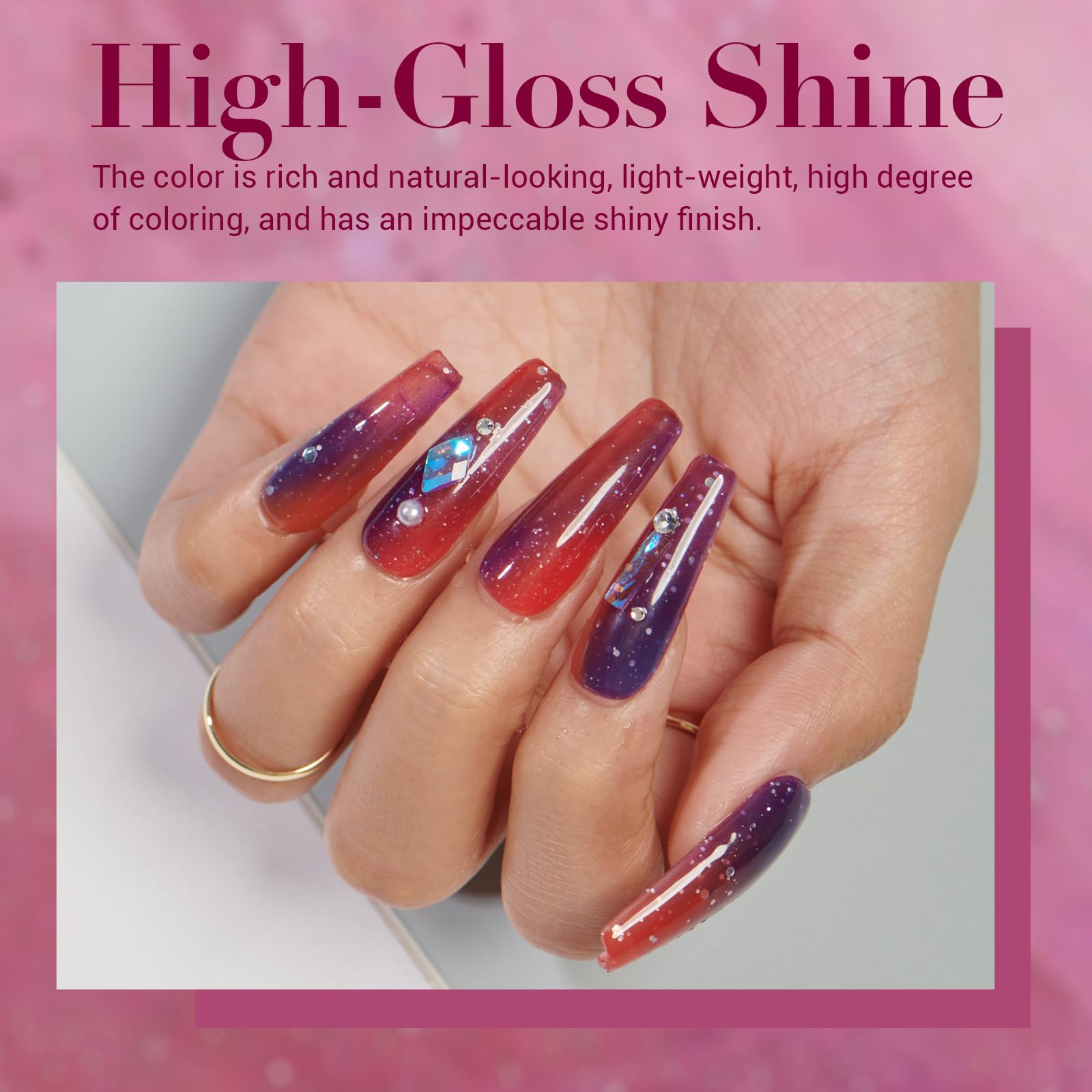 AZUREBEAUTY base and top coat liquids ready for smooth, lasting nail finishes.