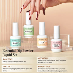 AZUREBEAUTY brush saver bottle keeps brushes clean for precise nails.
