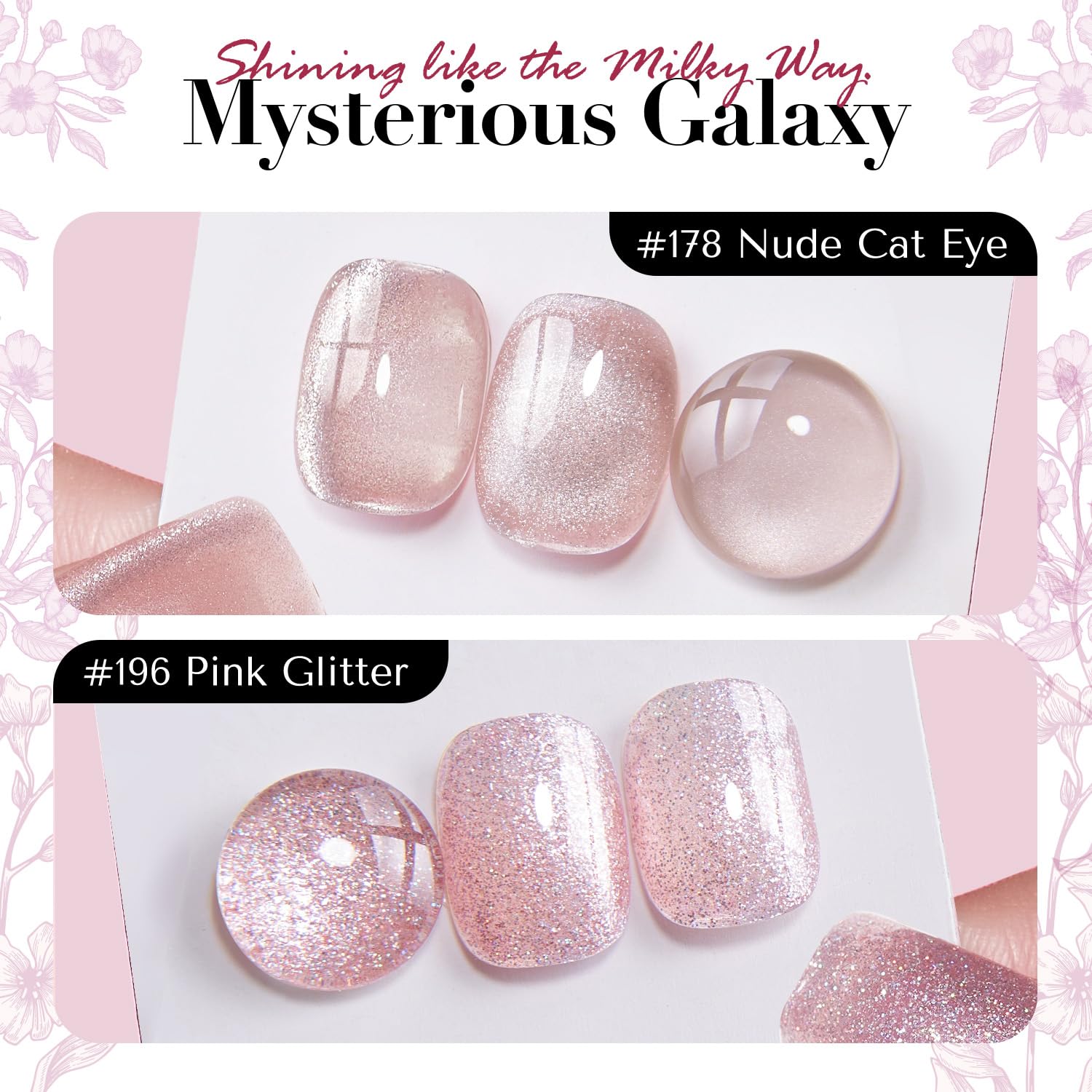 AZUREBEAUTY cat eye polish nude cat eyes on nail for everyday elegance