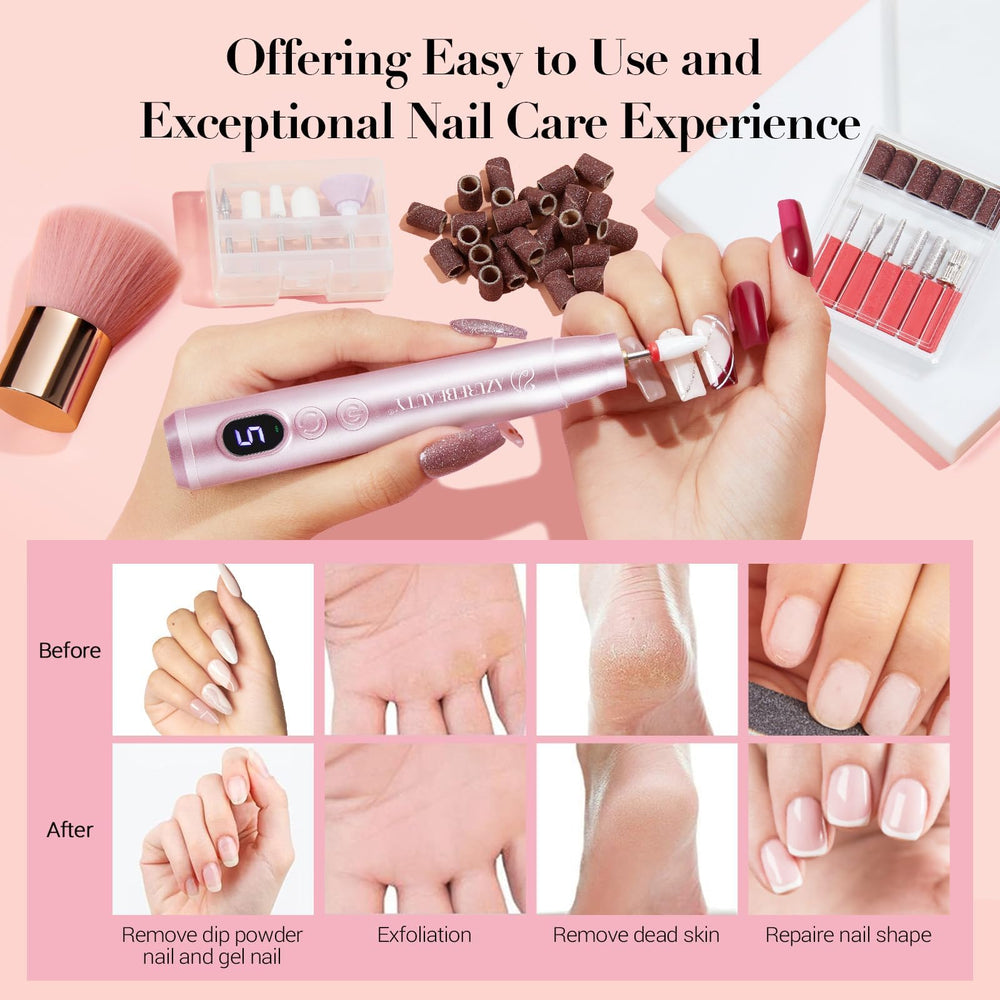 AZUREBEAUTY ceramic corn head: gentle prep for smooth nail surfaces.