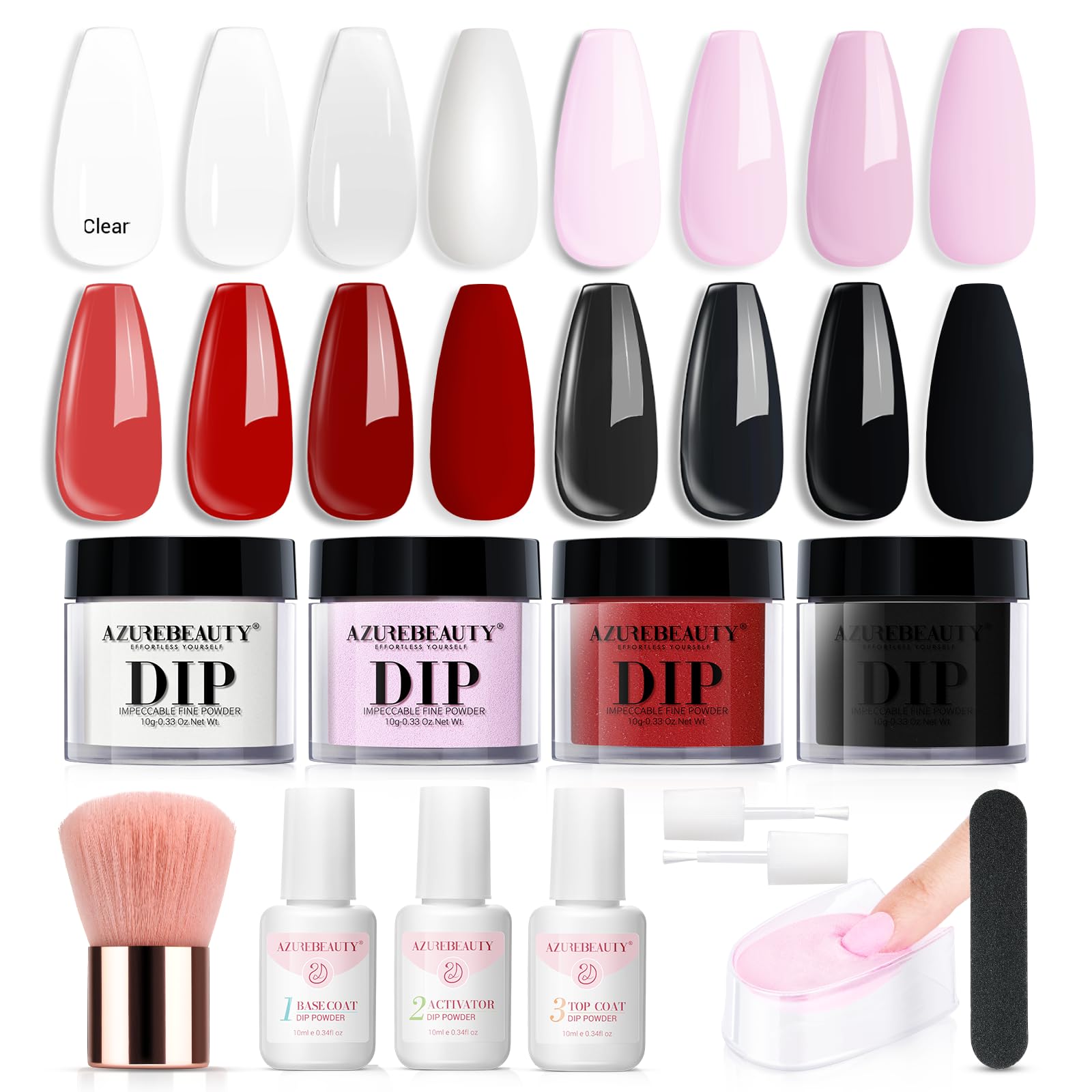 AzureBeauty Gift ready packaging promotes a thoughtful holiday gift for nail enthusiasts