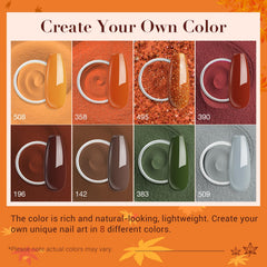 AZUREBEAUTY included nail sticks for testing color accuracy during DIY nails.