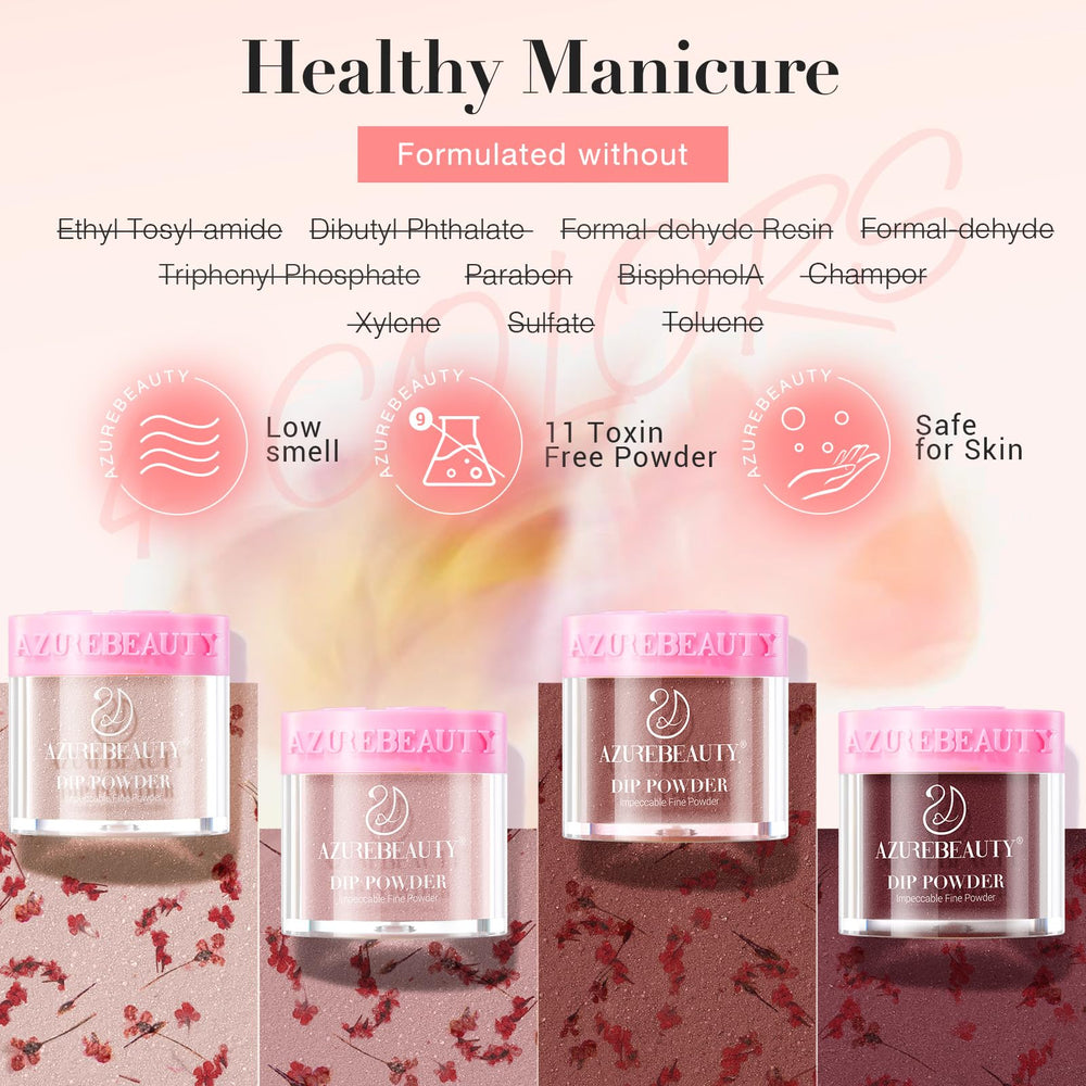 AZUREBEAUTY dip powder application without lamp