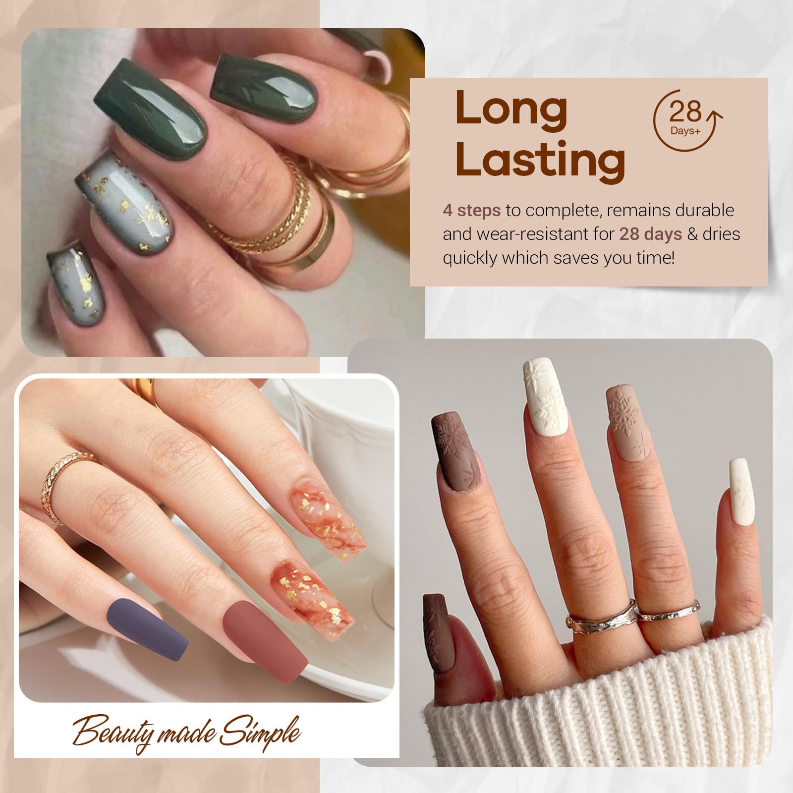 AZUREBEAUTY fall-winter collection colors on display for mood matching