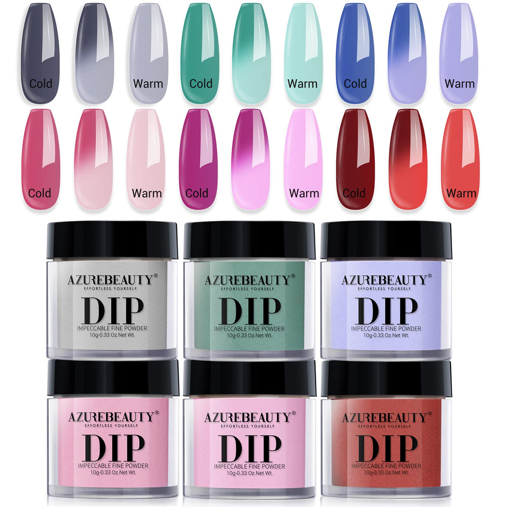 AZUREBEAUTY color-changing collection box for ombre nails.
