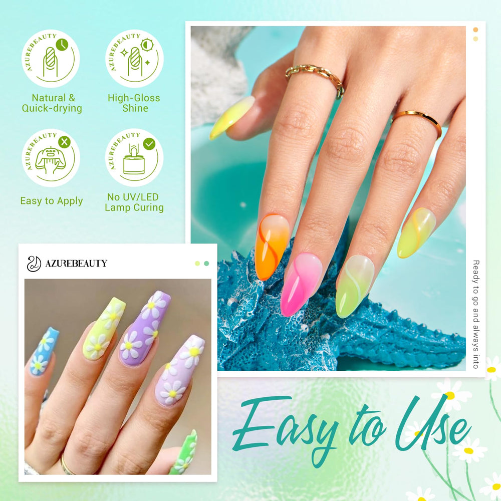 AzureBeauty dip powder color jar shows rich pigment for natural-looking nails