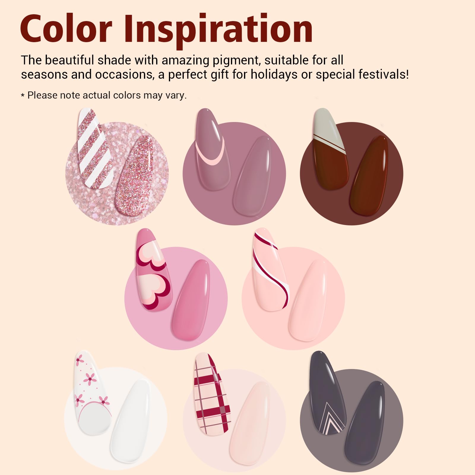 AzureBeauty French nail art compatibility demonstrated with natural-look finishes.