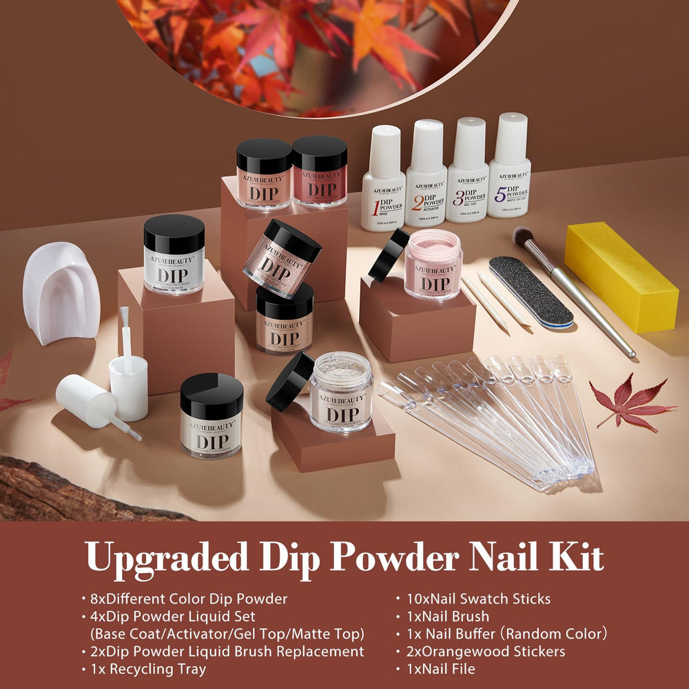 AZUREBEAUTY polishing block and tools for a flawless prep