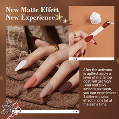 AZUREBEAUTY top coat showcased for a glossy, durable finish