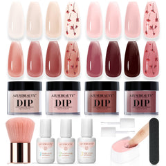 AZUREBEAUTY dip powder kit contents for beginners