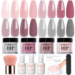 AZUREBEAUTY dip powder kit for beginners offers a complete starter set.