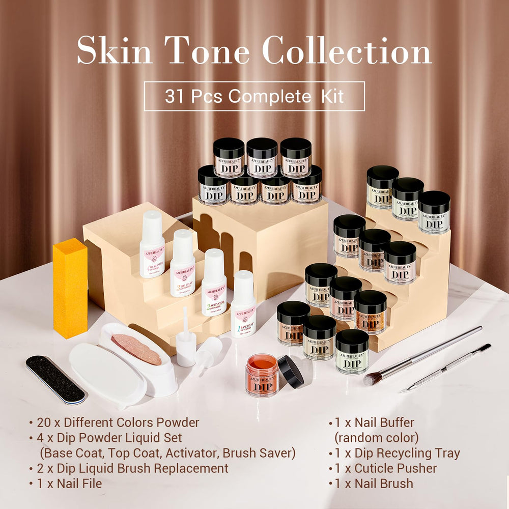 AzureBeauty nail care tools and accessories for smooth, precise dips.