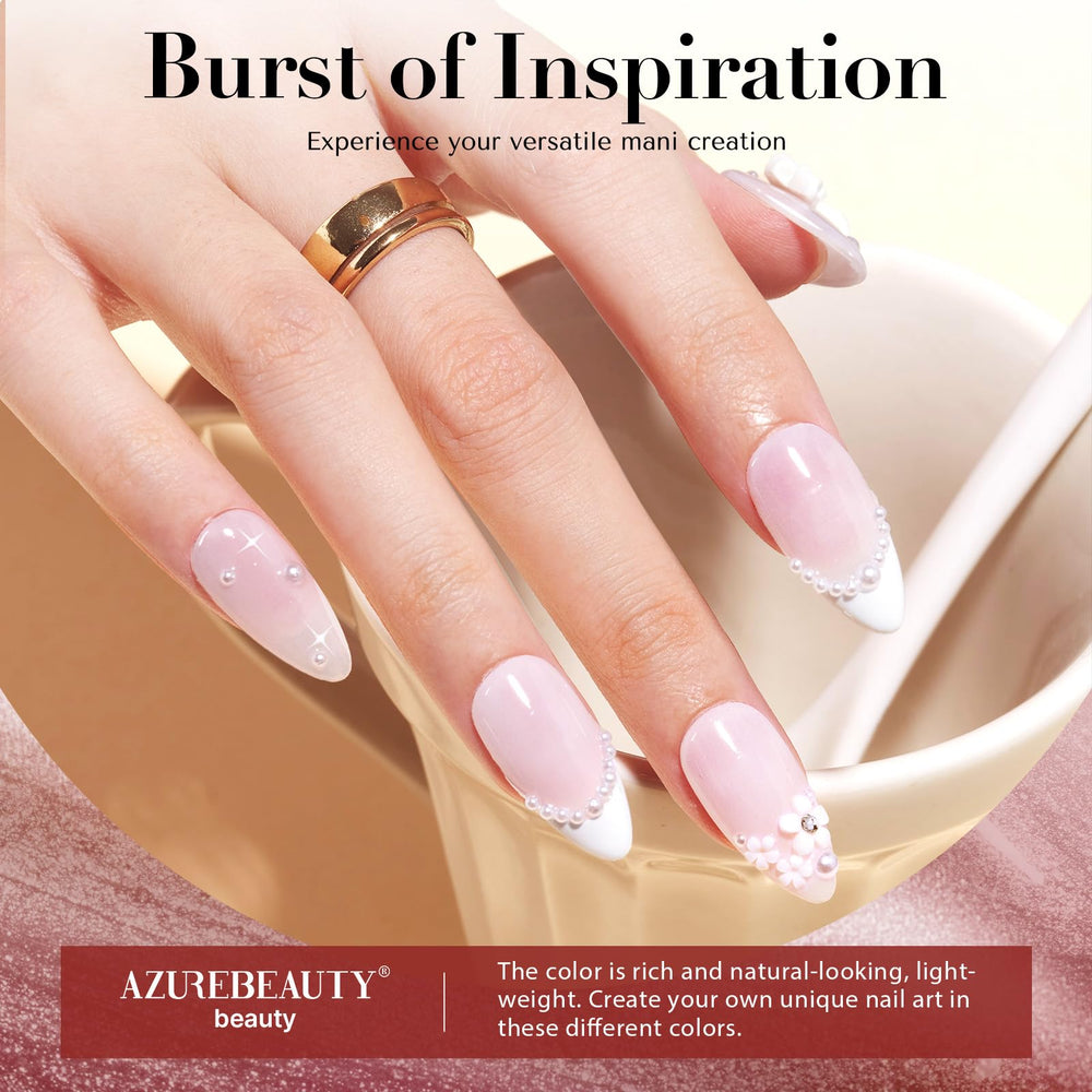 AZUREBEAUTY dip powder no-lamp cure enables quick at-home manicures