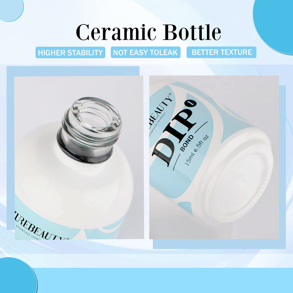 AZUREBEAUTY Dip Powder Primer Bond adhesion test result closeup