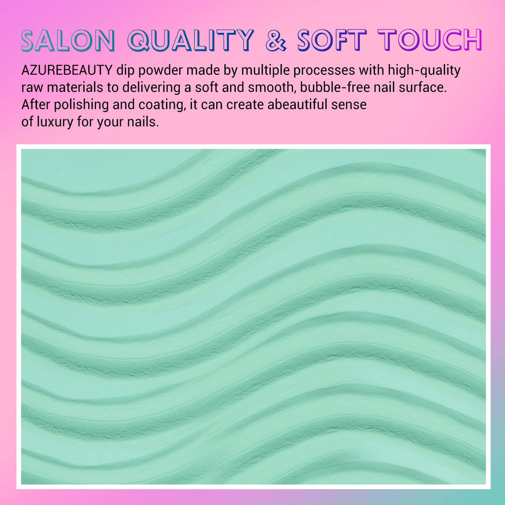 AZUREBEAUTY quick-dry application demonstrates fast nail set.